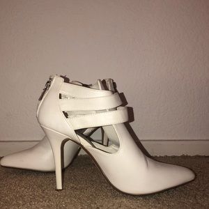 White Buckle and Strappy Heel
